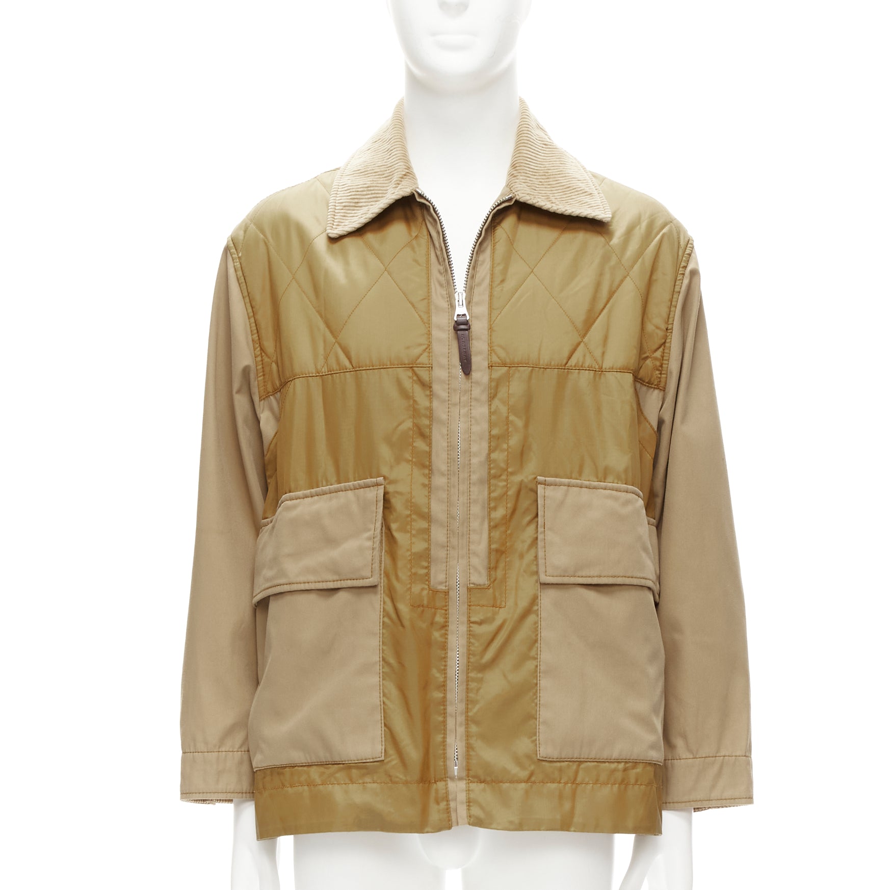 Burberry Brown Padded Field Jacket