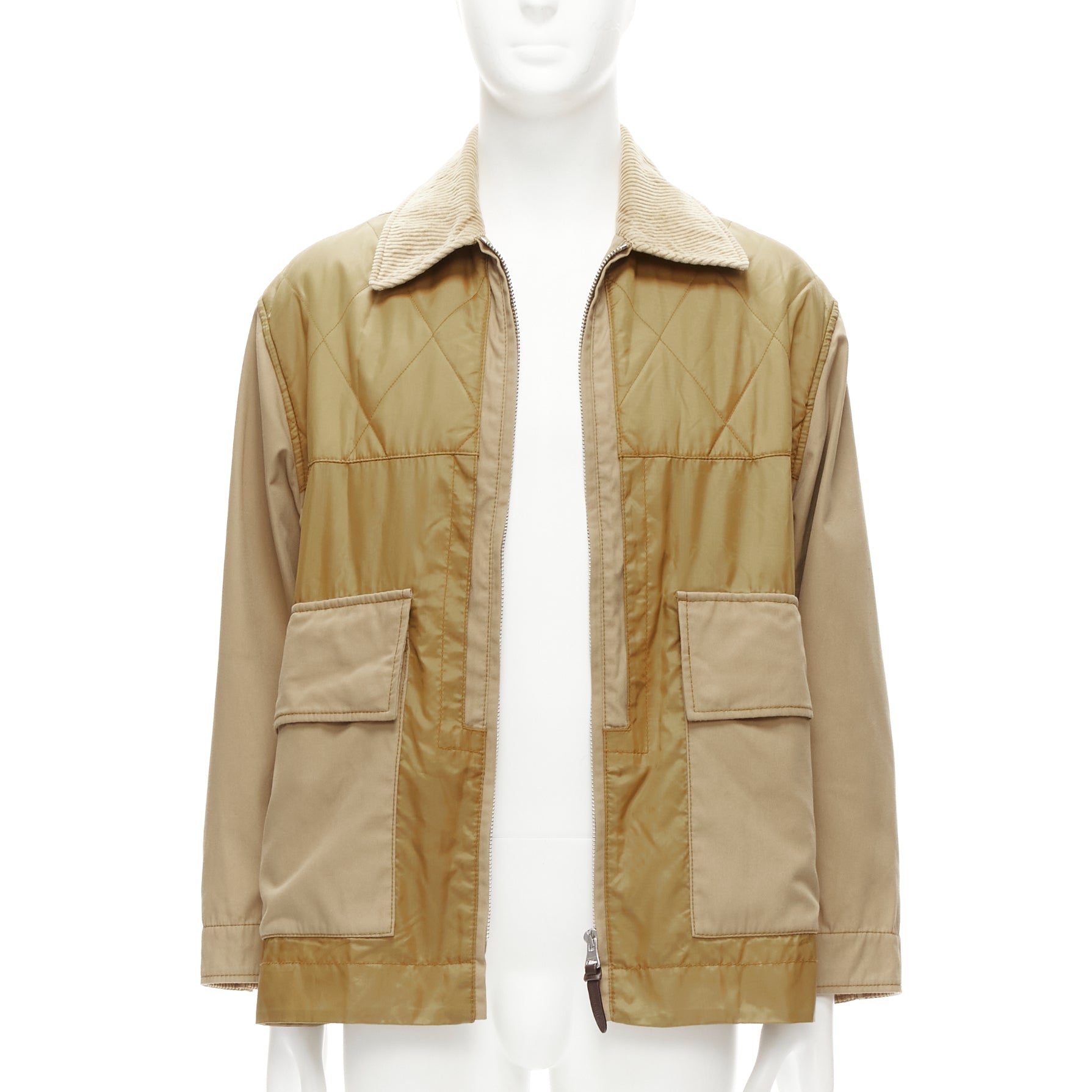 Burberry Brown Padded Field Jacket - Image 6
