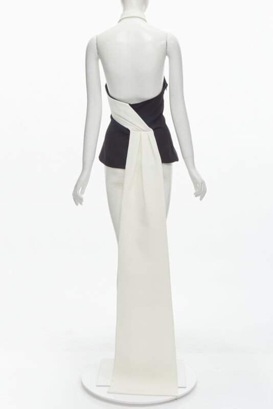 Safiyaa Asymmetrical Train Top - Side view