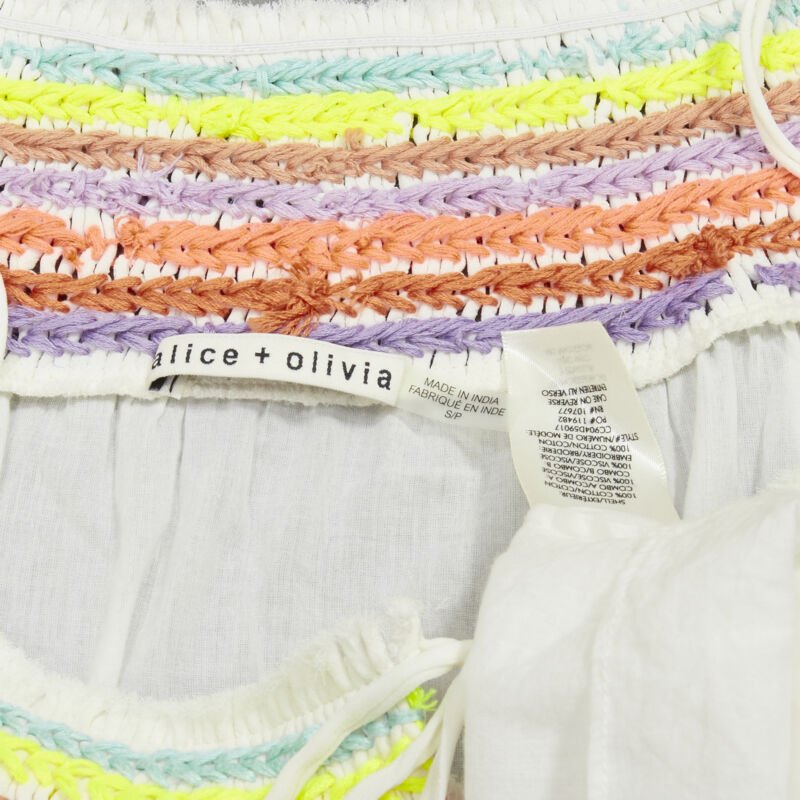 Alice & Olivia Neon Braid Top - Image 12