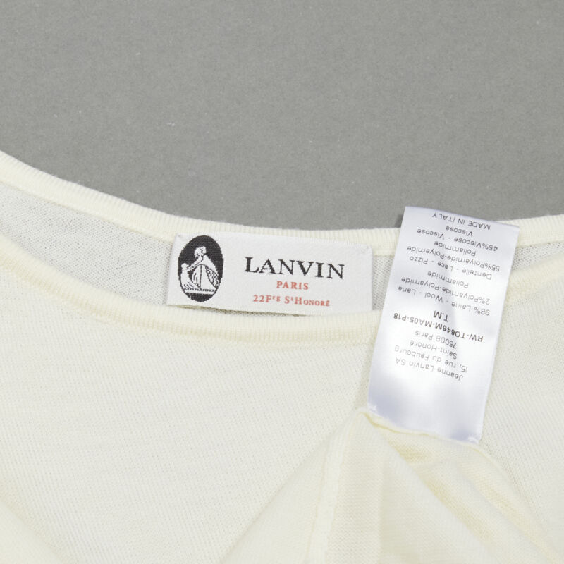Lanvin Lace Trim Pullover - Image 11