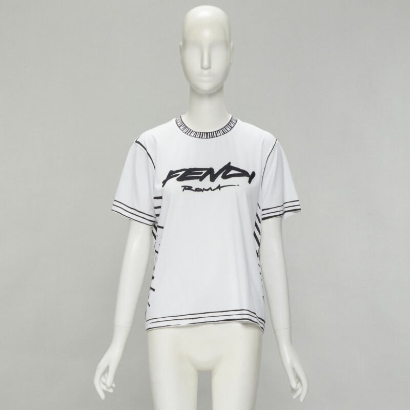 Fendi Illustration Logo Tee - Image 12