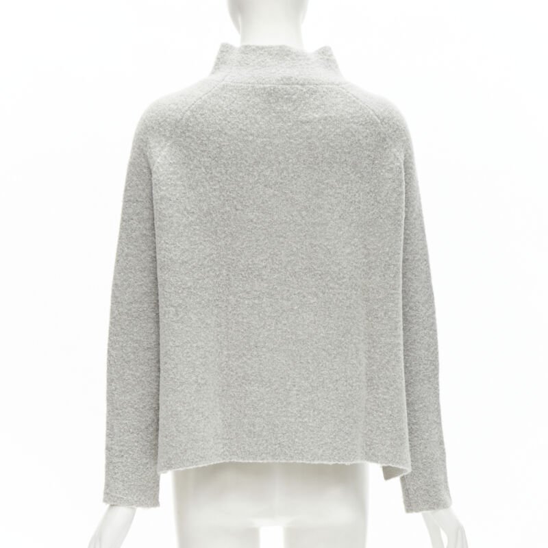 Theory Fuzzy Stand Collar - Side view