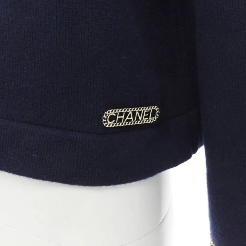 Chanel P62947 Navy Cashmere Never worn - Back View