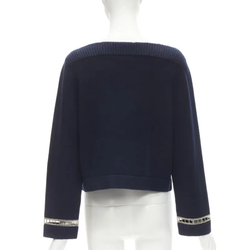 Chanel P62947 Navy Cashmere Never worn - Box View