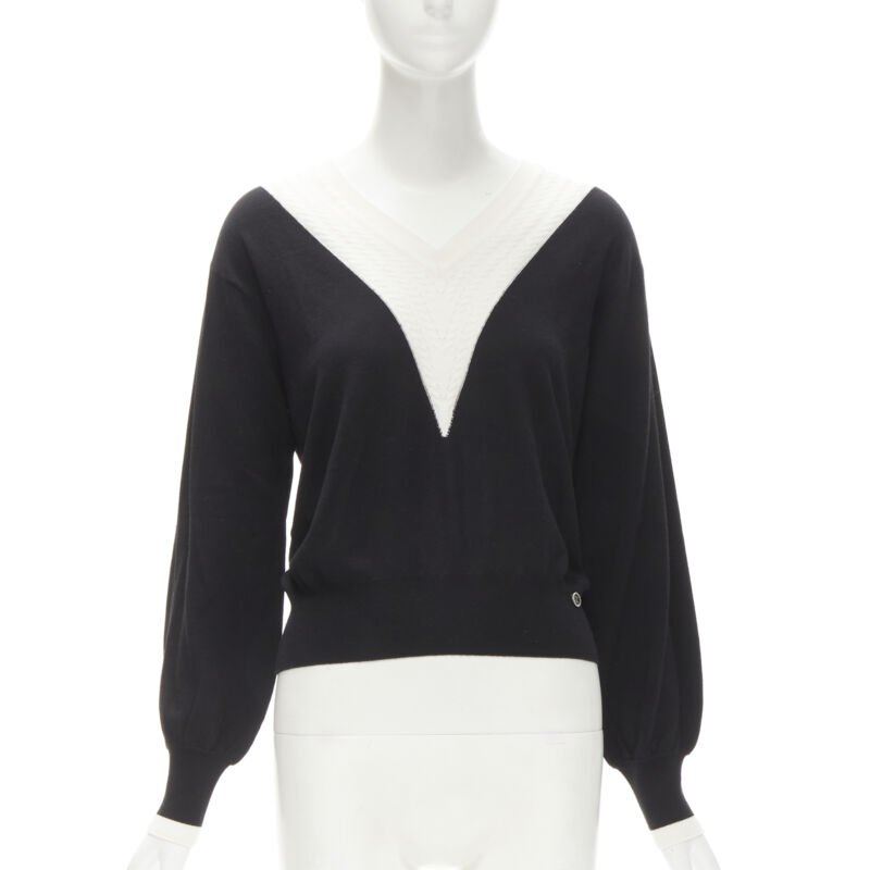 Chanel Varsity Collar Sweater