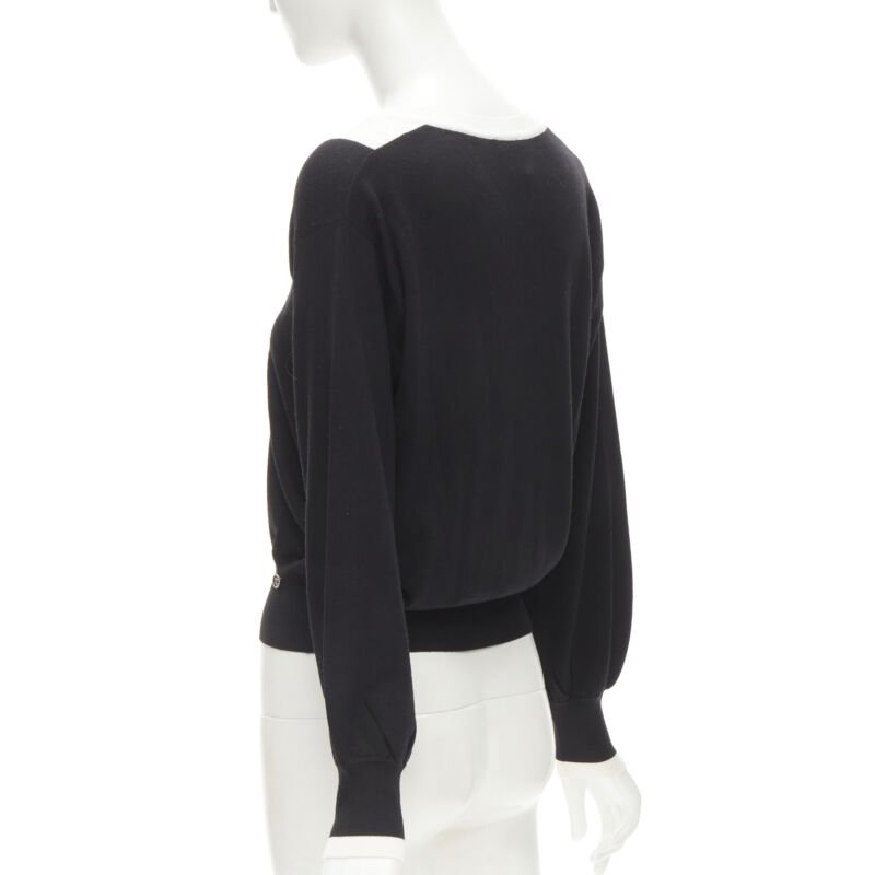 Chanel Varsity Collar Sweater - Detail 1