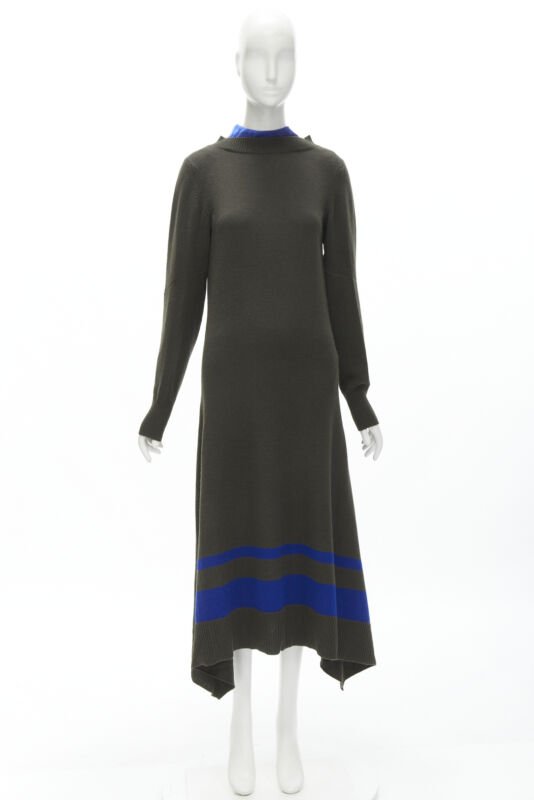 Sacai Striped Hem Dress - Image 13