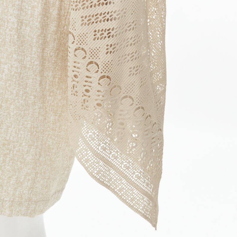 Chloe Crochet Layered Dress - Image 11