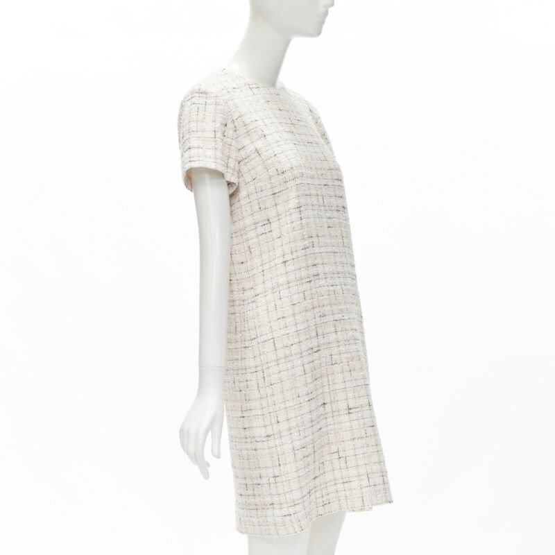 Chanel Check Tweed Dress - Image 6