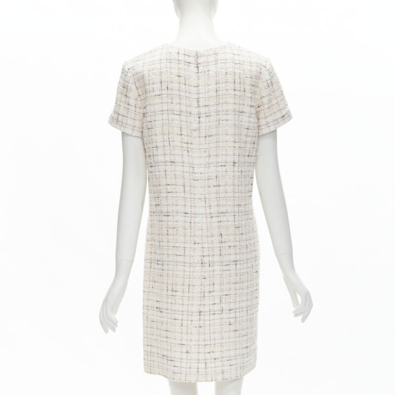 Chanel Check Tweed Dress - Side view