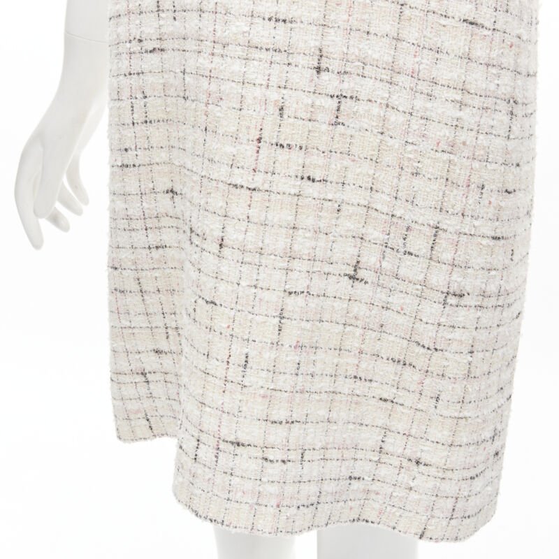 Chanel Check Tweed Dress - Image 10