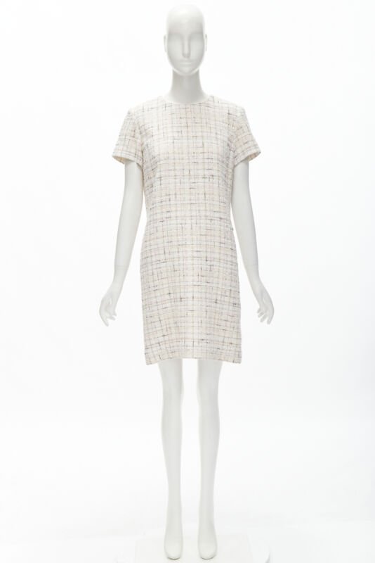 Chanel Check Tweed Dress - Image 12