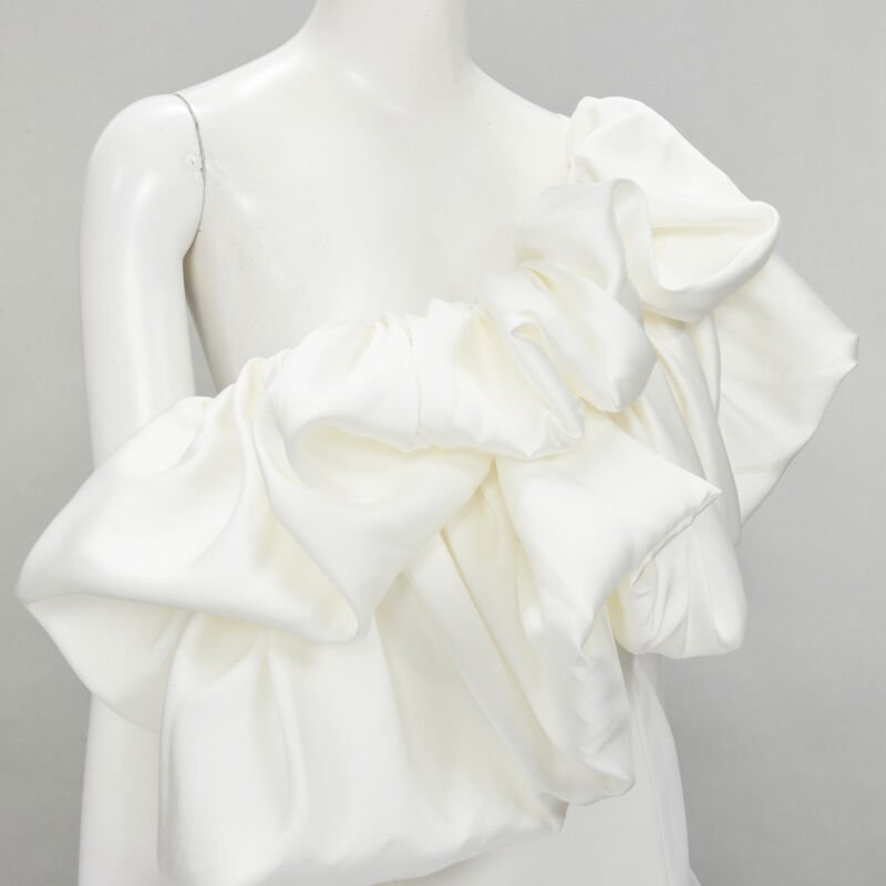 Solace London Cascade Flounce Dress - Back view