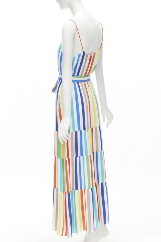 Alice & Olivia Striped Belted Dress - Detail 1