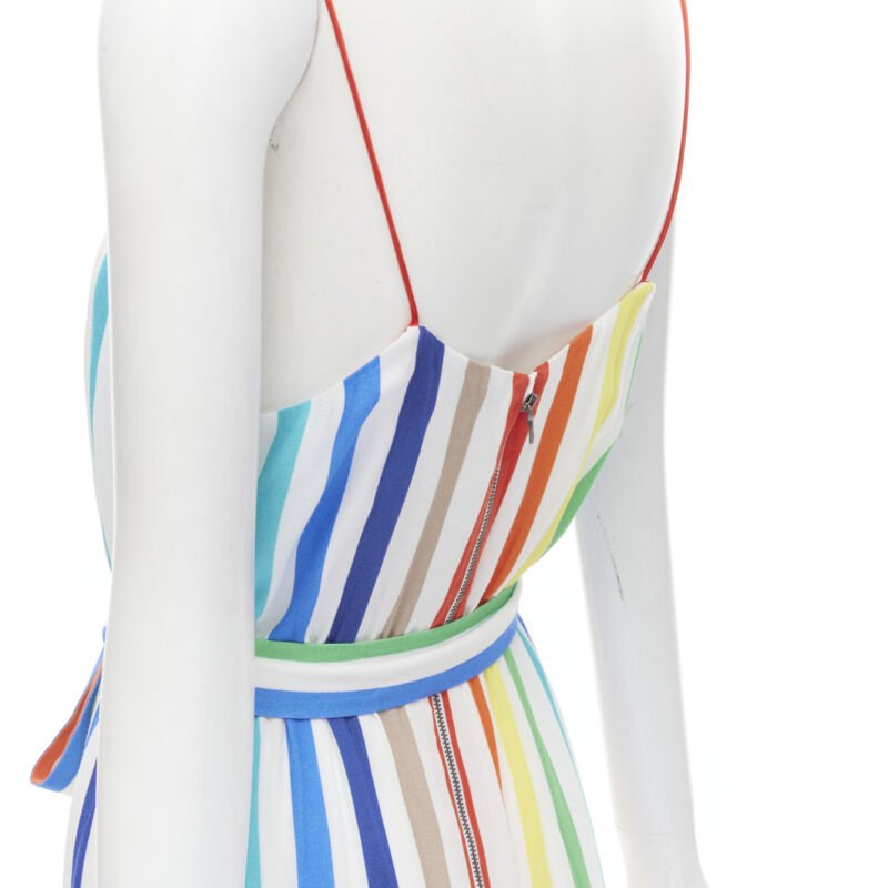 Alice & Olivia Striped Belted Dress - Image 10