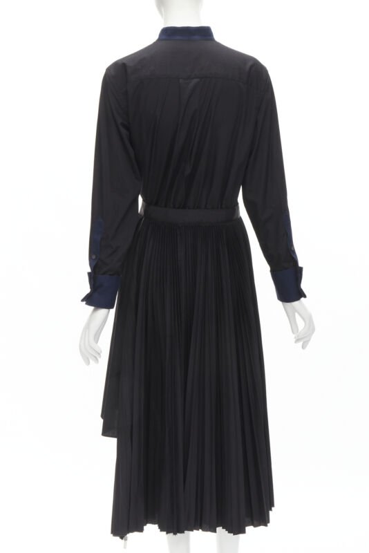 Sacai Tuxedo Bib Dress - Side view