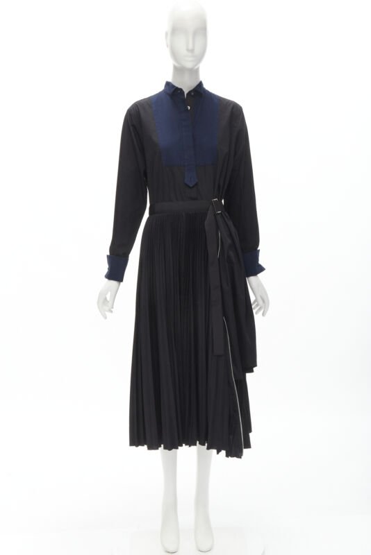 Sacai Tuxedo Bib Dress - Image 12