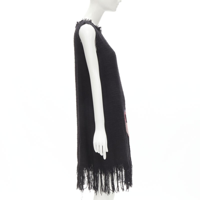 Msgm Bird Fringe Dress - 4