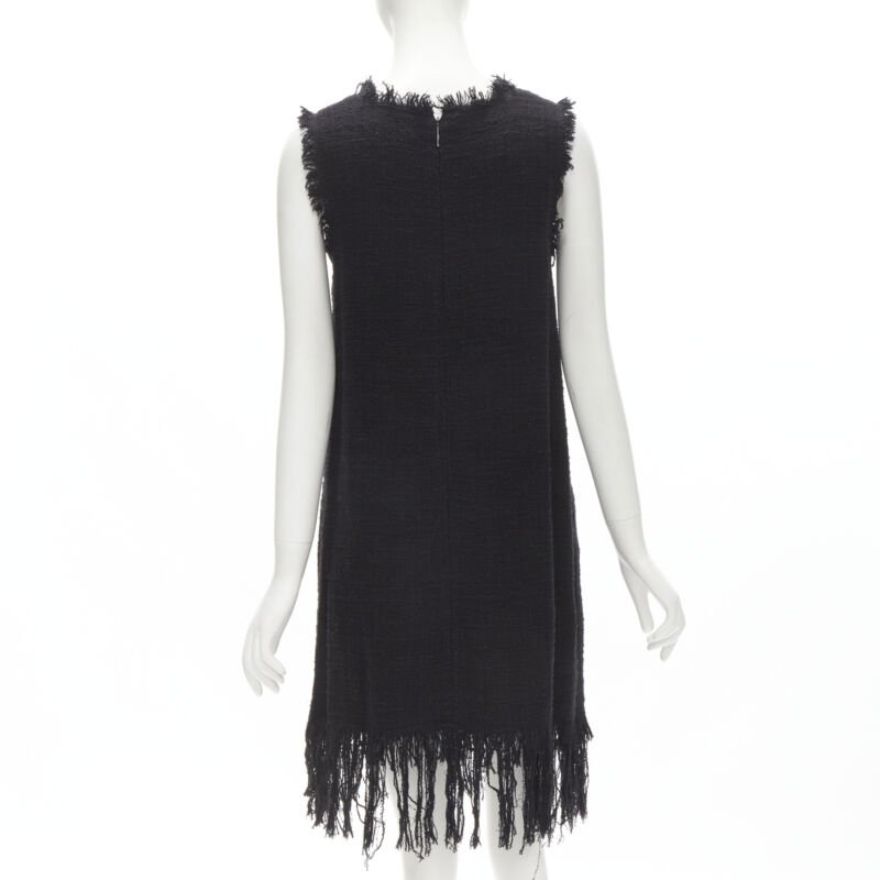 Msgm Bird Fringe Dress - Side view