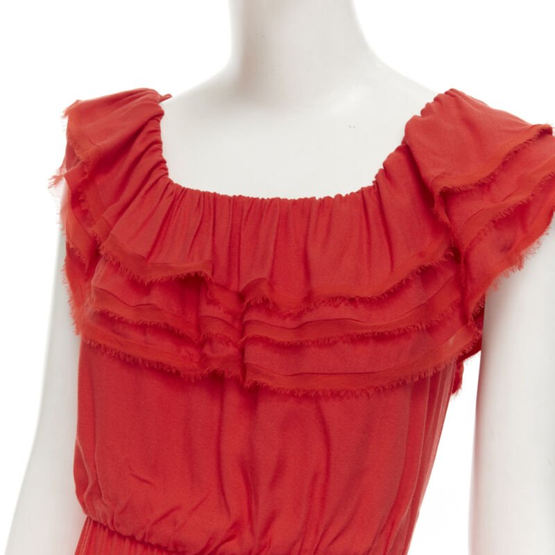 Alice & Olivia Ruffle Lace Dress - Detail 2