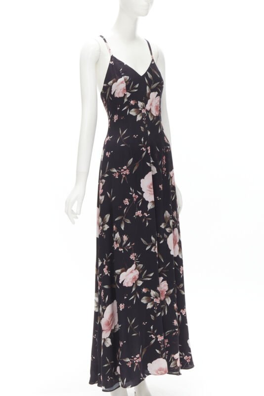 Alice & Olivia Floral Slip Dress - Image 6