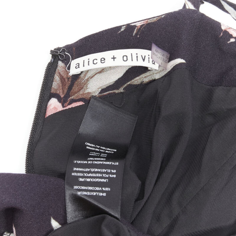 Alice & Olivia Floral Slip Dress - Image 11