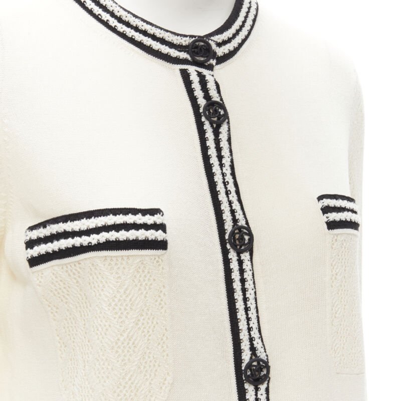 Chanel Crochet Knit Dress - Detail 2