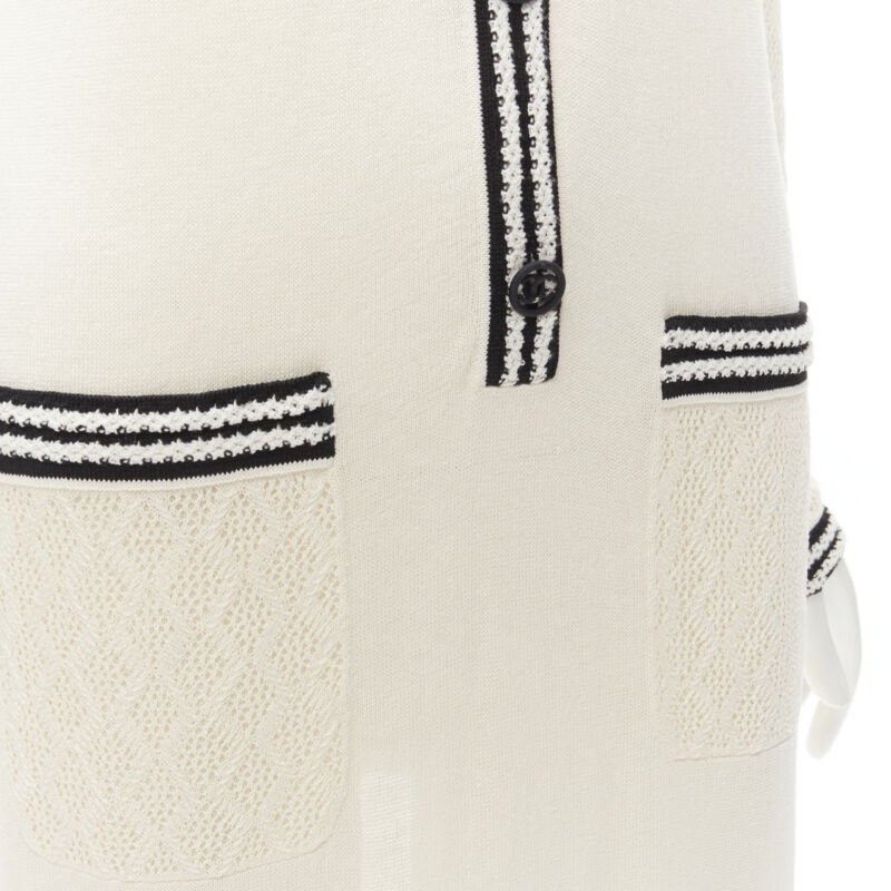 Chanel Crochet Knit Dress - Image 10