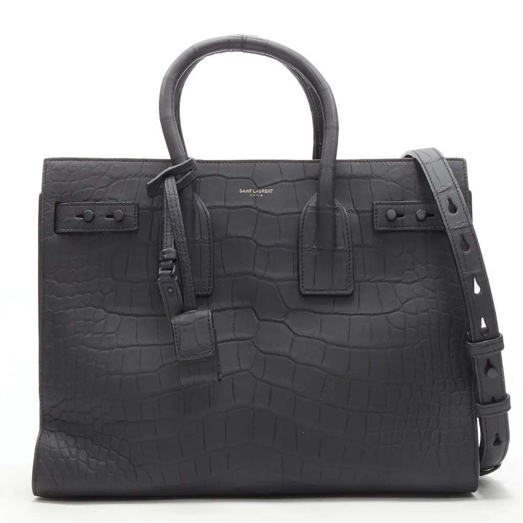 Saint Laurent Sac De Jour Small Black Leather Never worn - Front View