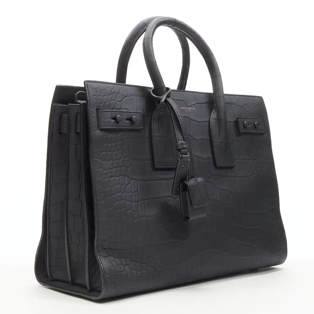 Saint Laurent Sac De Jour Small Black Leather Never worn - Inside View