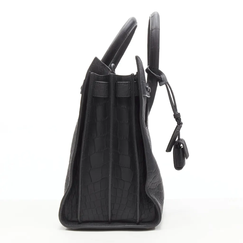 Saint Laurent Sac De Jour Small Black Leather Never worn - Model View