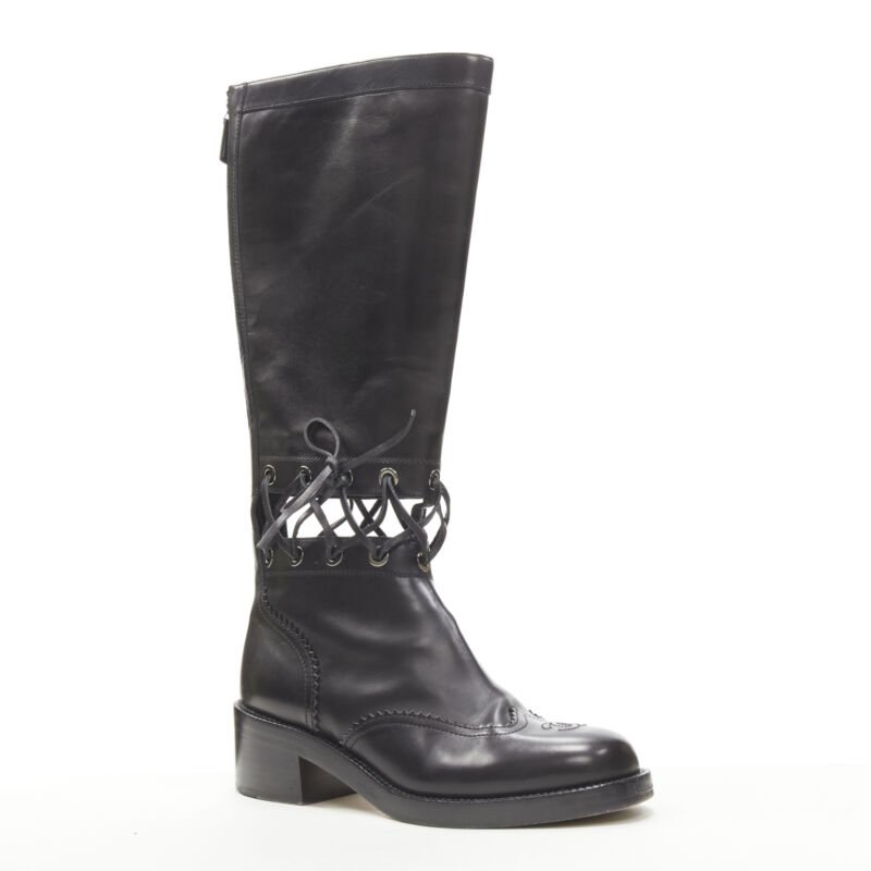 Chanel Bow Tie Western Boots - Image 6