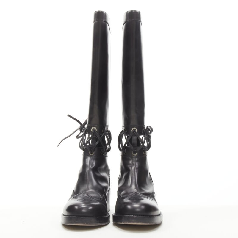 Chanel Bow Tie Western Boots - 4