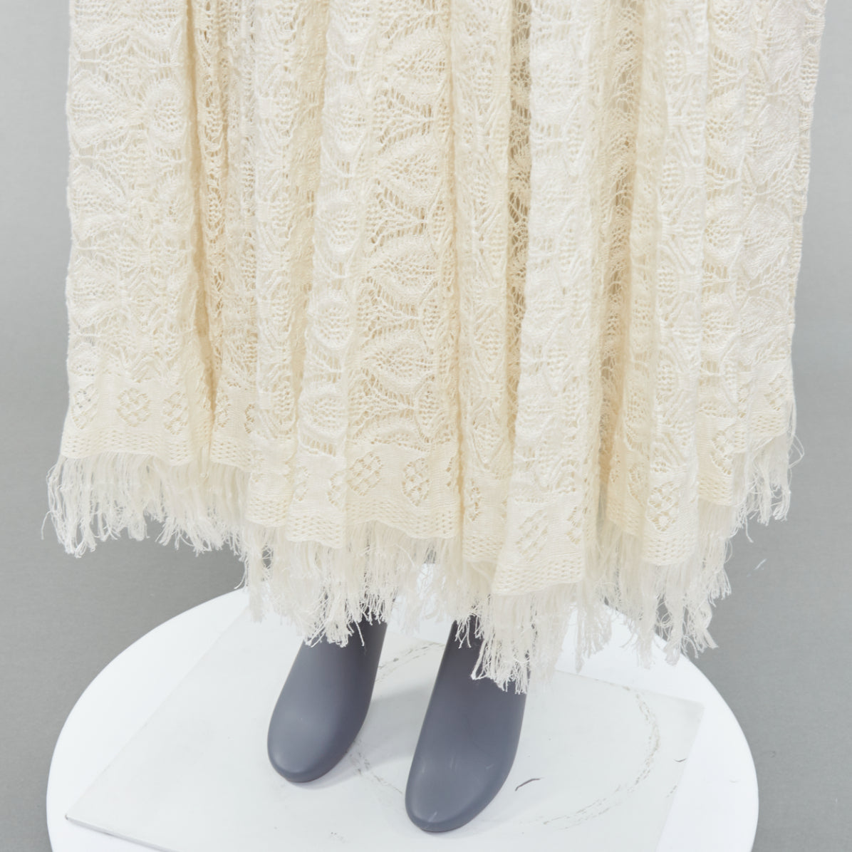 Dior Lace Knit Skirt - Back view