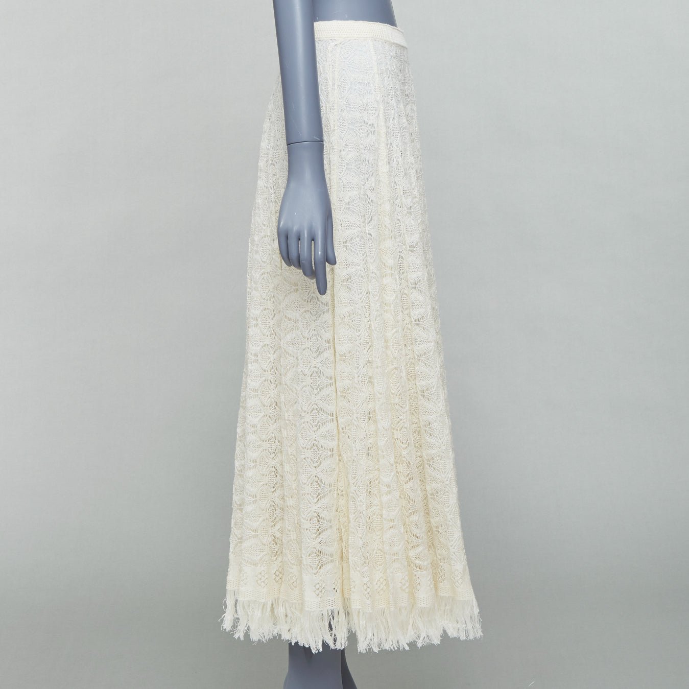 Dior Lace Knit Skirt - 4