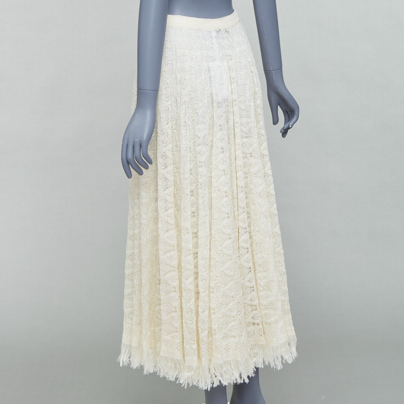 Dior Lace Knit Skirt - Detail 1