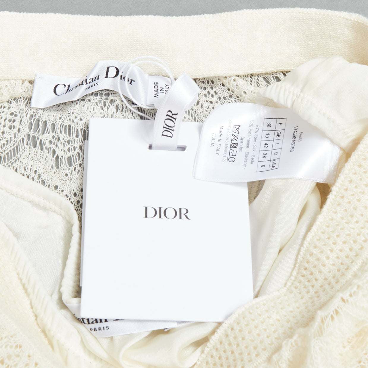 Dior Lace Knit Skirt - Image 10