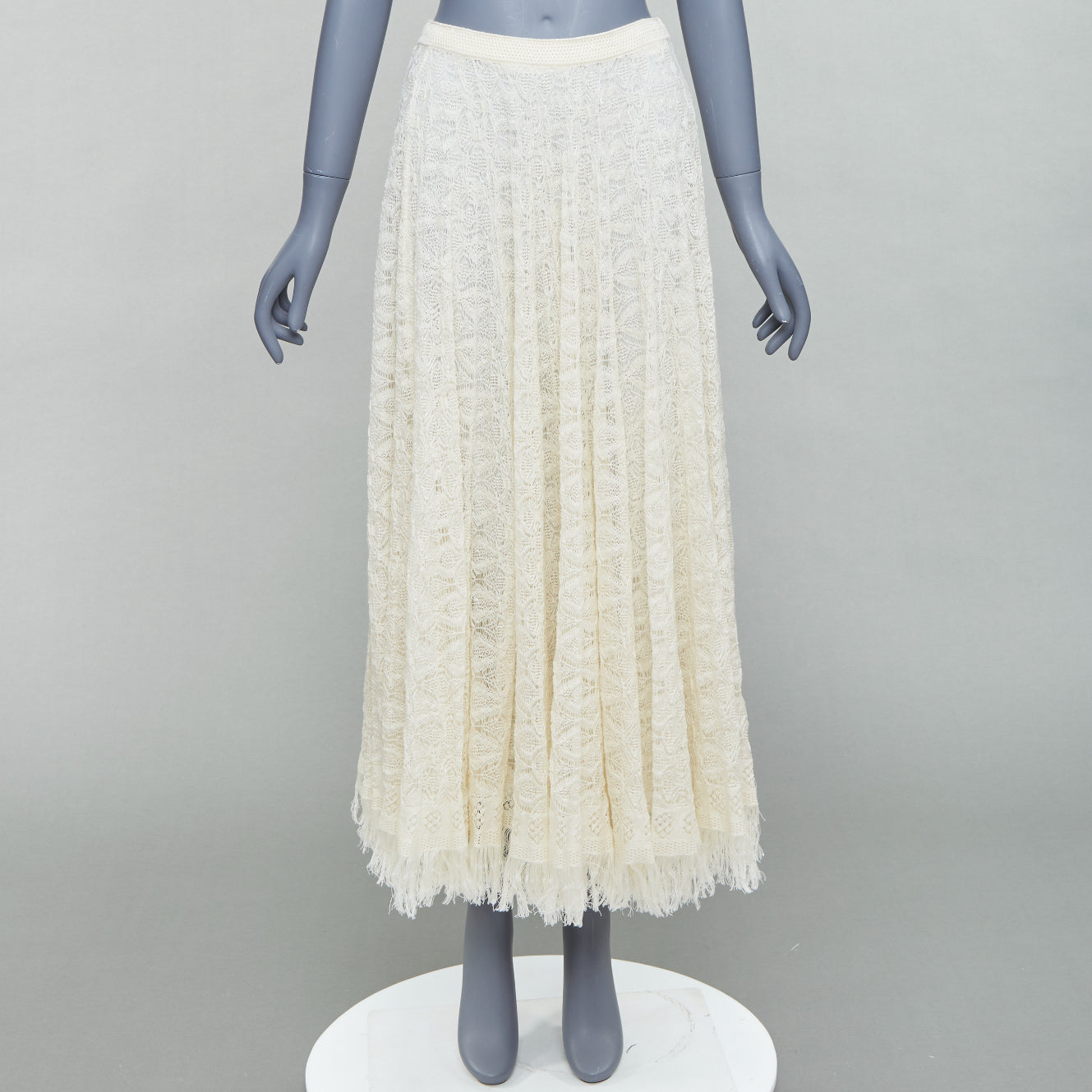 Dior Lace Knit Skirt - Image 11