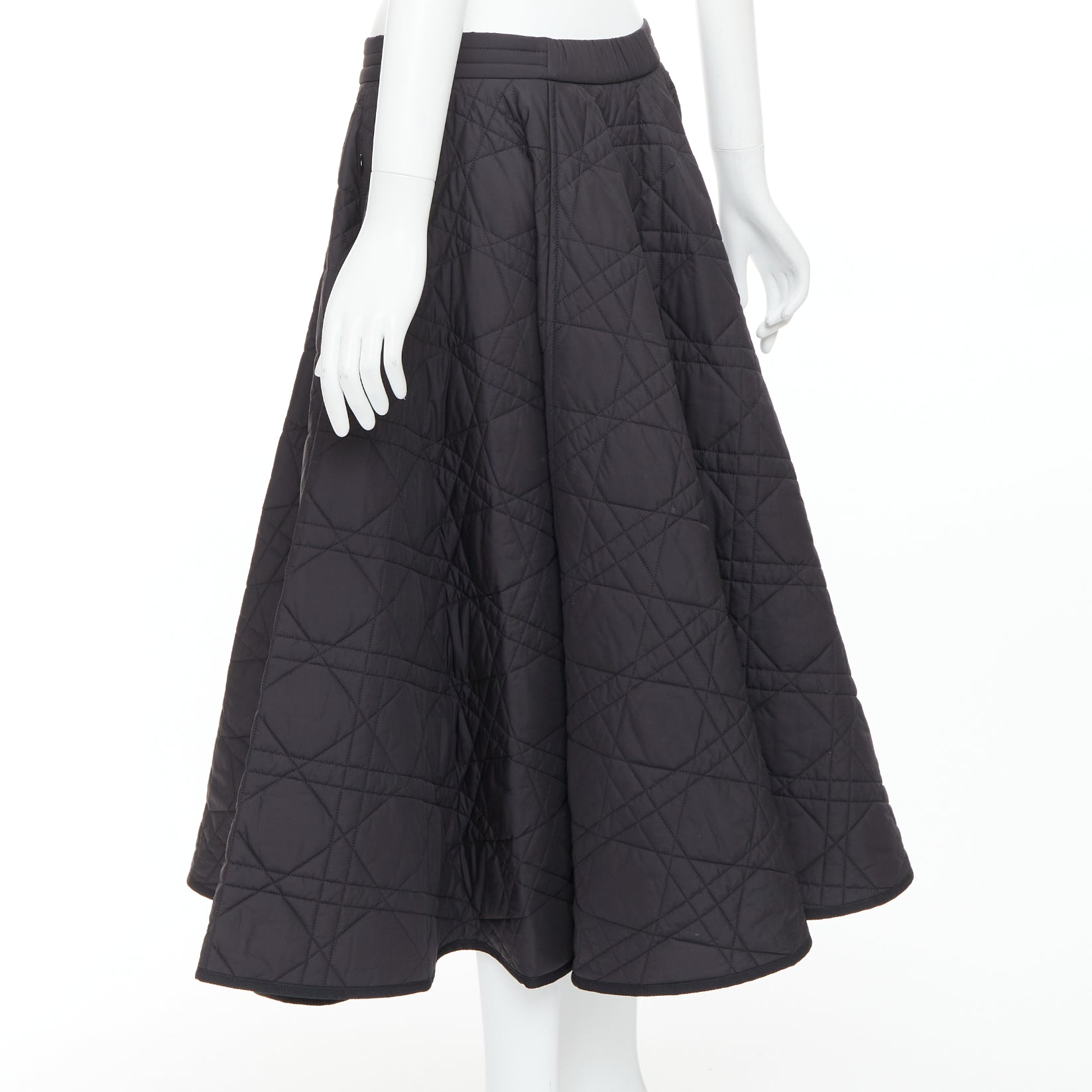 Dior Quilted Button Skirt - Detail 1