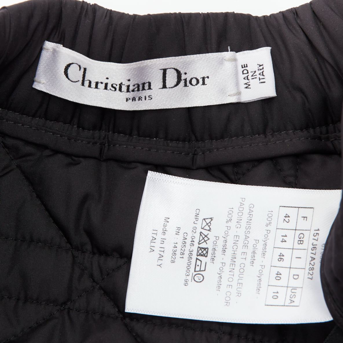 Dior Quilted Button Skirt - Image 10