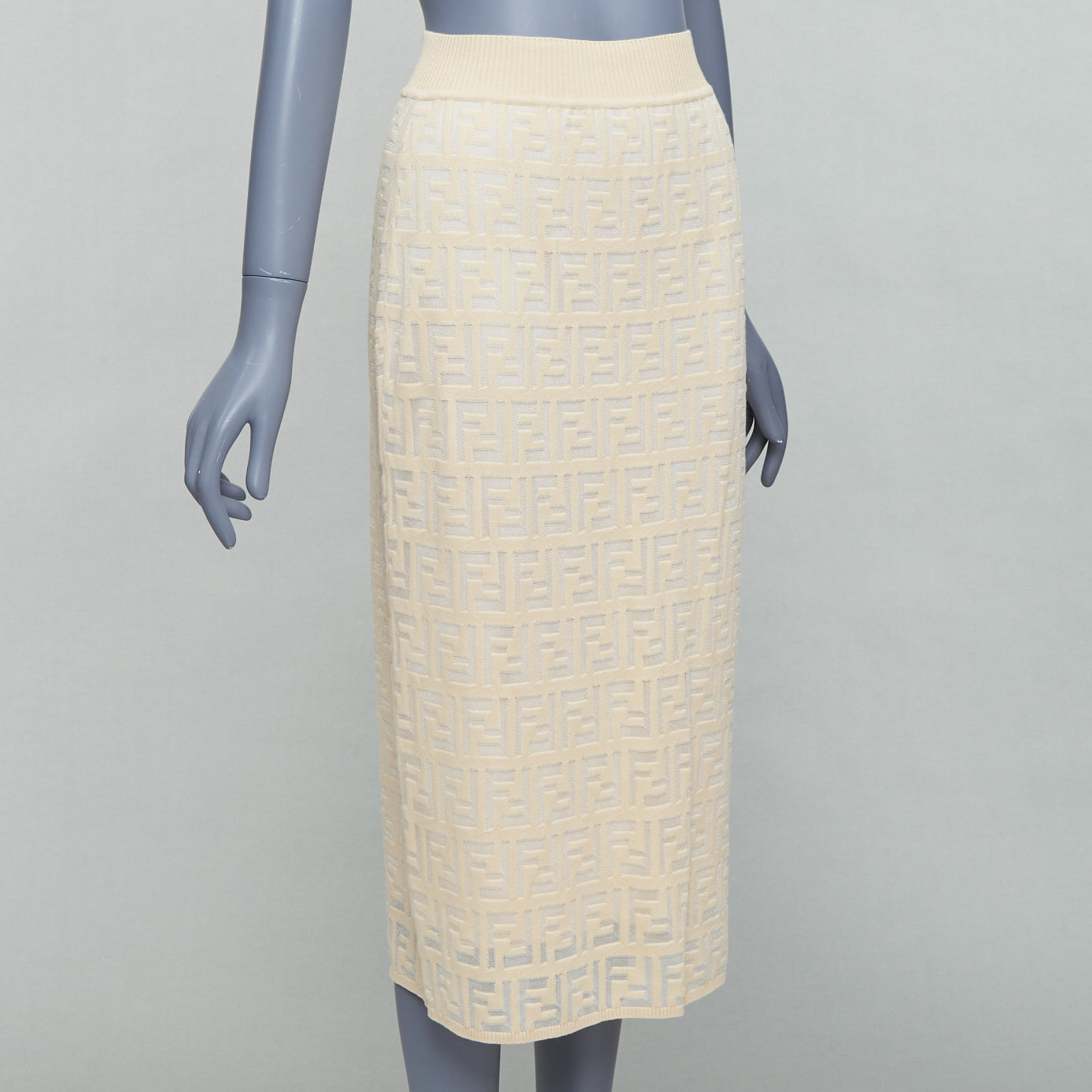 Fendi Zucca Knit Skirt - Image 6