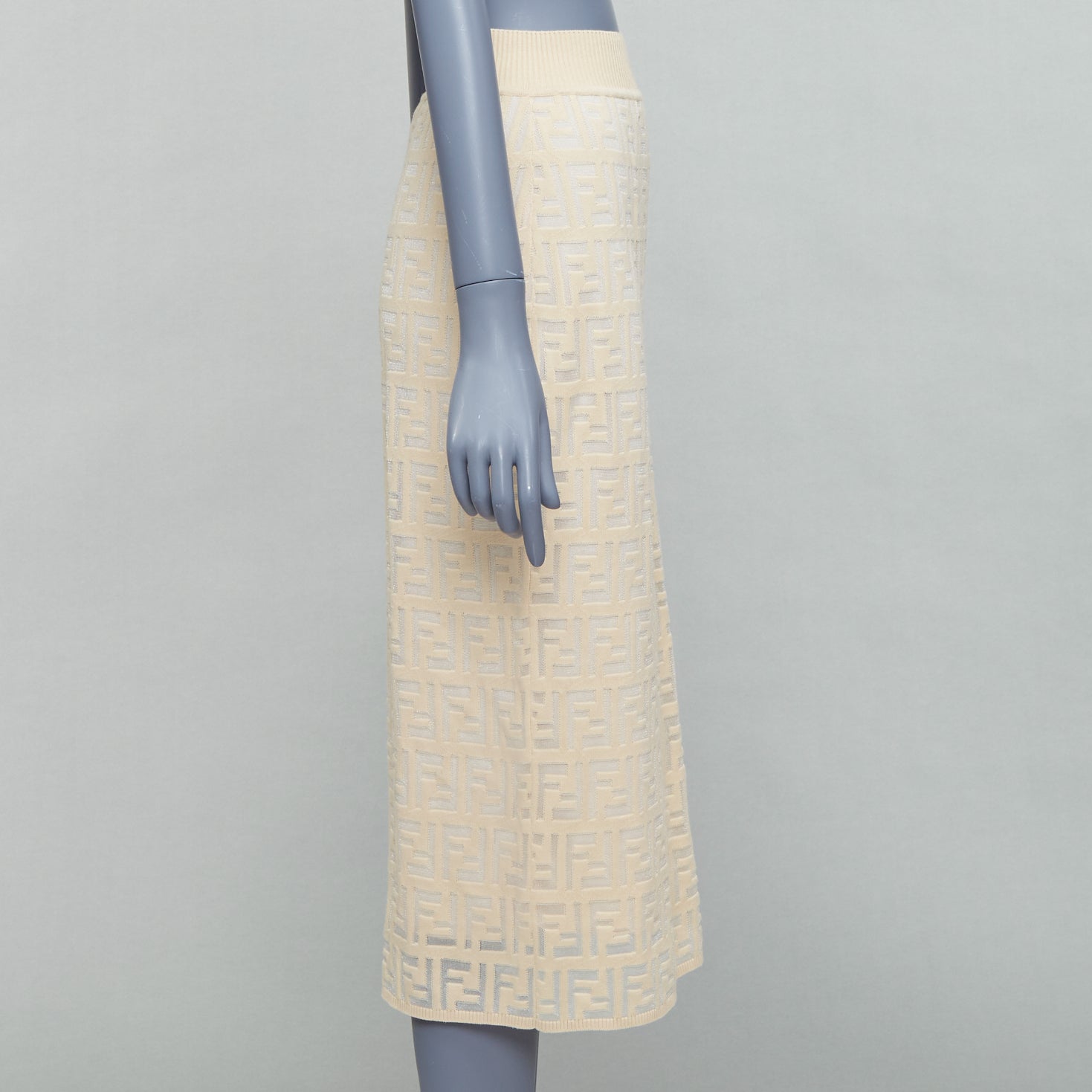 Fendi Zucca Knit Skirt - 4