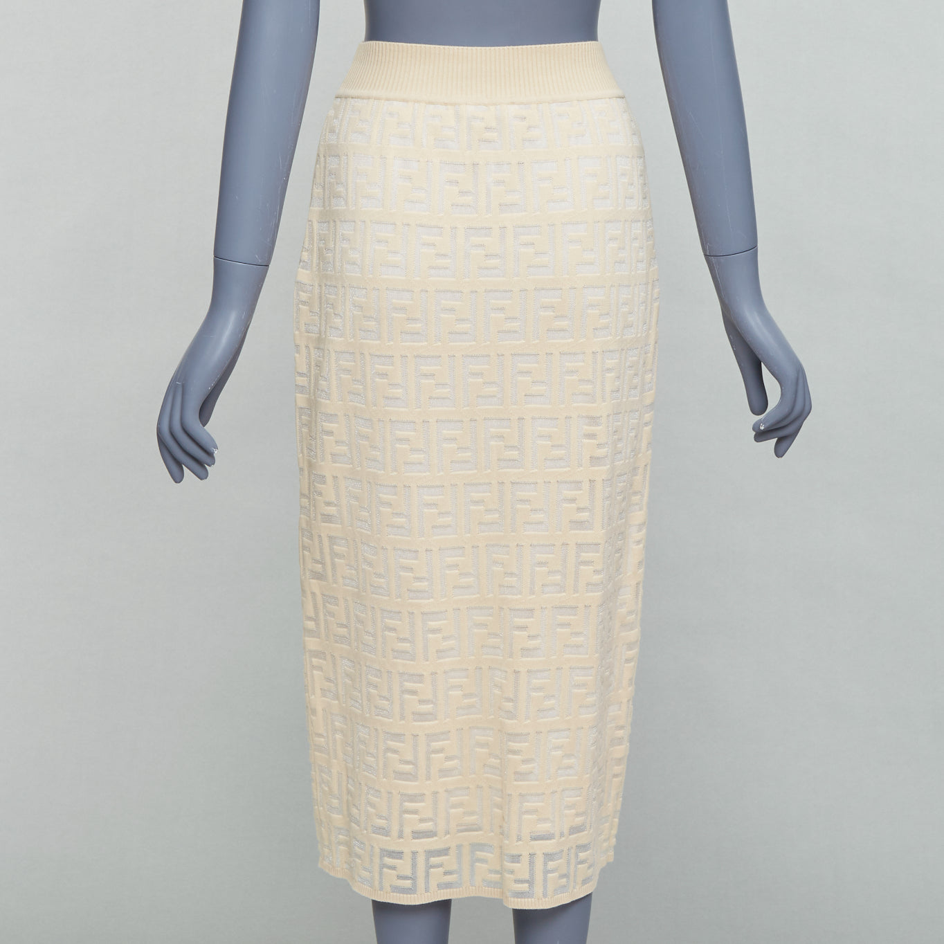 Fendi Zucca Knit Skirt - Side view