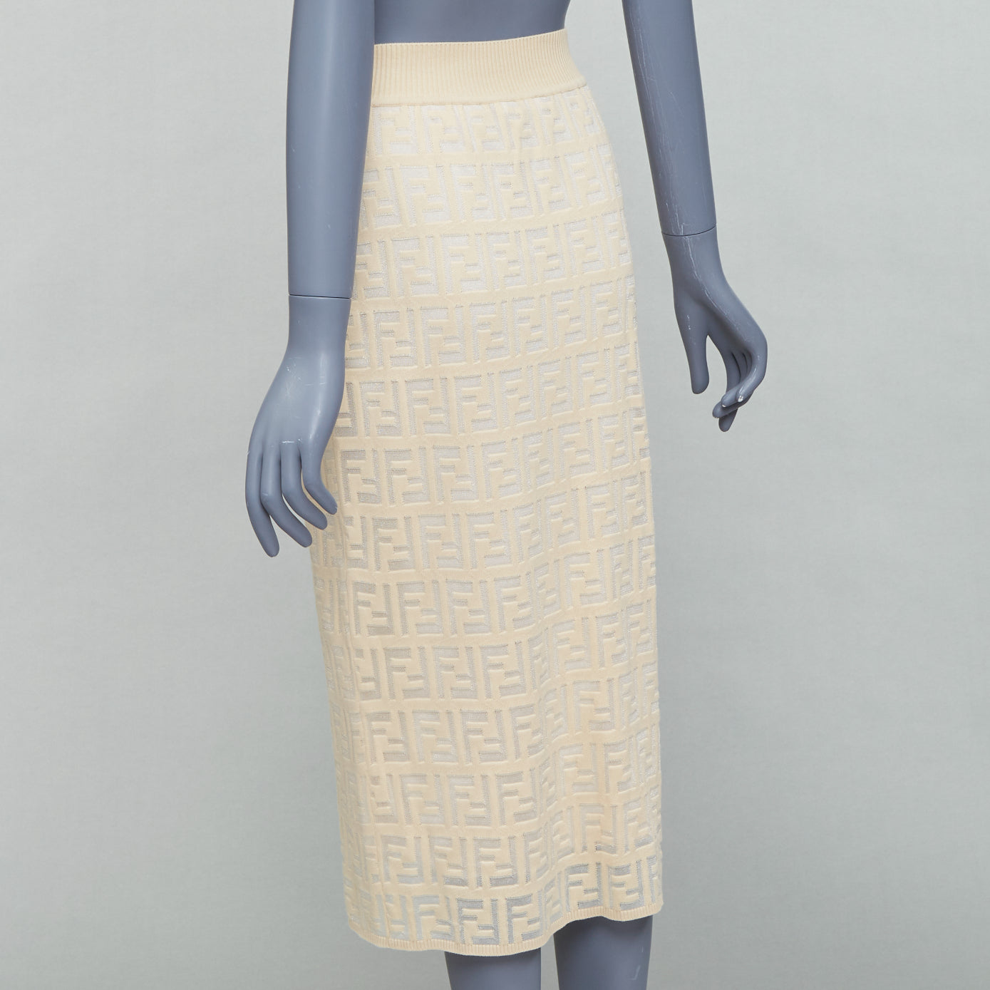 Fendi Zucca Knit Skirt - Detail 1