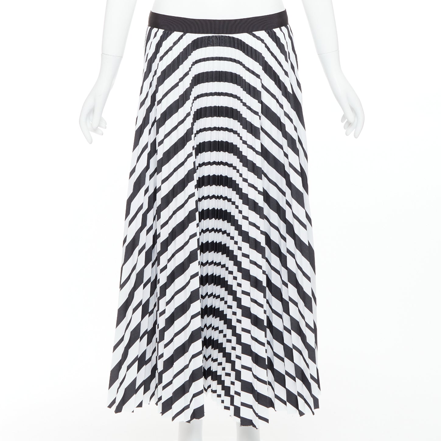 Sacai Ribbon Pleated Skirt