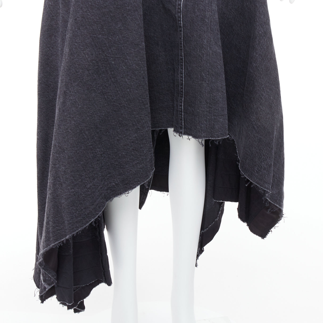 Sacai Asymmetric Denim Skirt - Detail 2