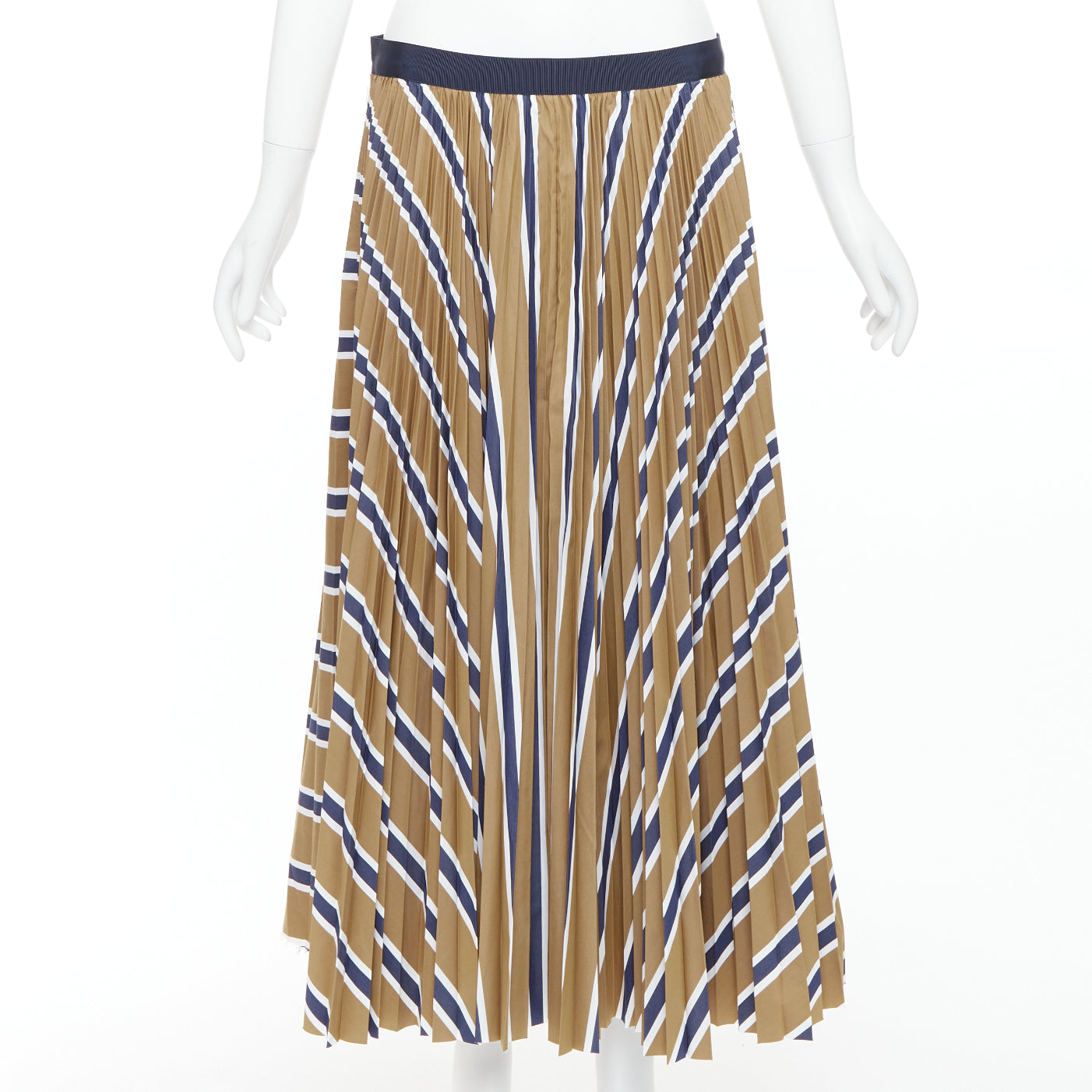 Sacai Striped Ribbon Skirt