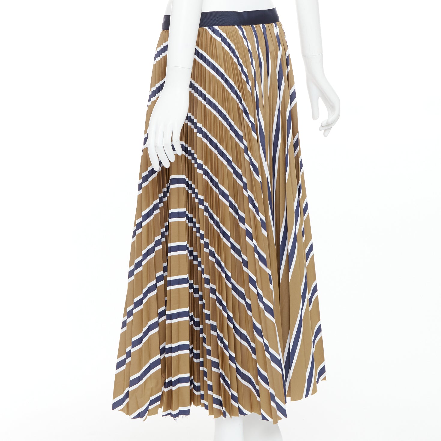 Sacai Striped Ribbon Skirt - Side view