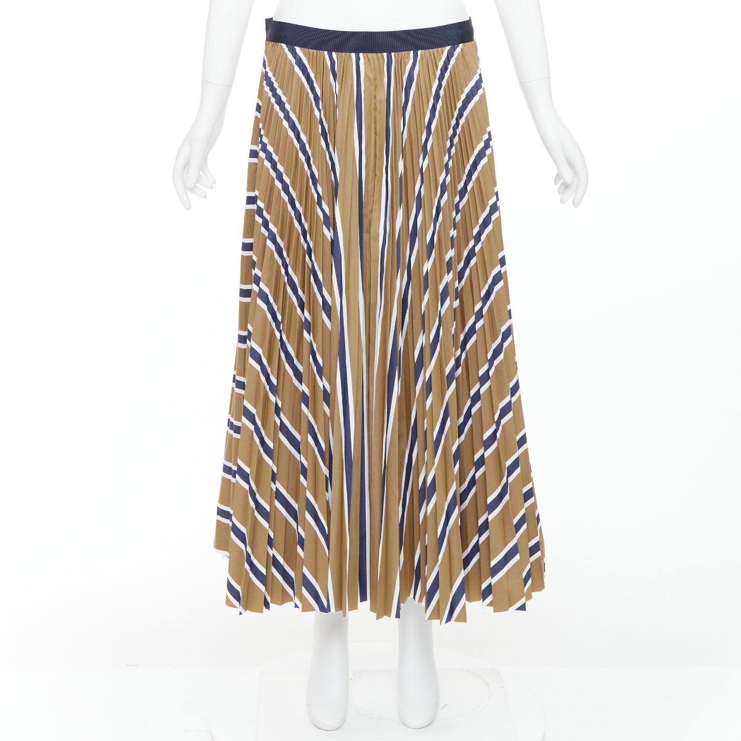 Sacai Striped Ribbon Skirt - Image 11